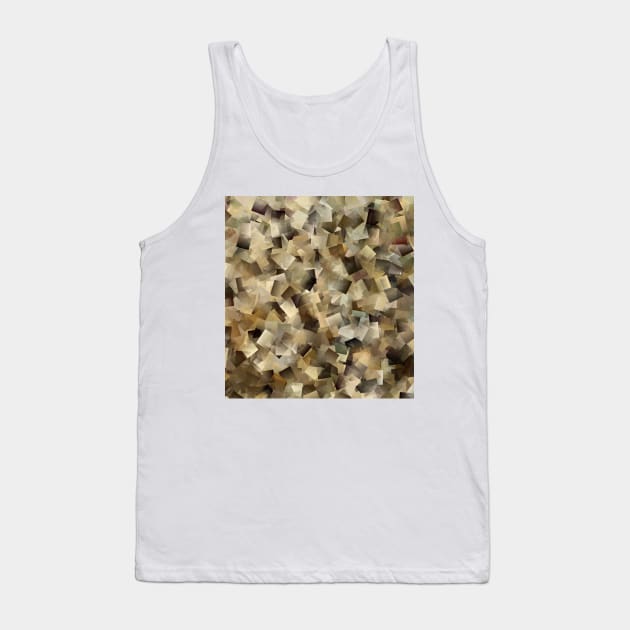 Cubist beach digital abstract Tank Top by stevepaint